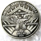 US 1936 Arkansas Centennial Robinson Commemorative Half Dollar Copy Coins For Collection US 1936 Arkansas Centennial Robinson Commemorative Half Dollar Copy Coins For Collection