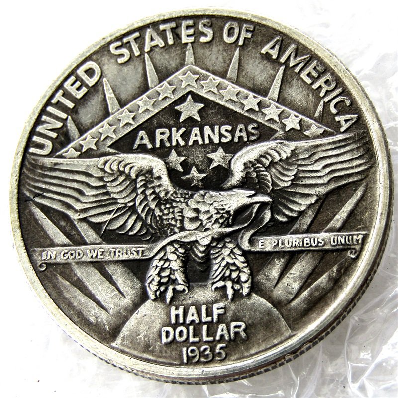 USA 1935 Arkansas Centennia Commemorative Half Dollar Copy Coins  For Collection