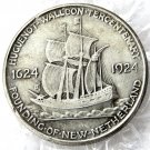USA 1924 Huguenot Walloon Tercentenary Commemorative Half Dollar Copy Coins  For Collection