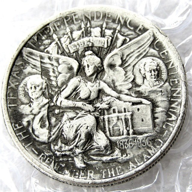 USA 1937 Texas Independence Commemorative Half Dollar Copy Coins  For Collection