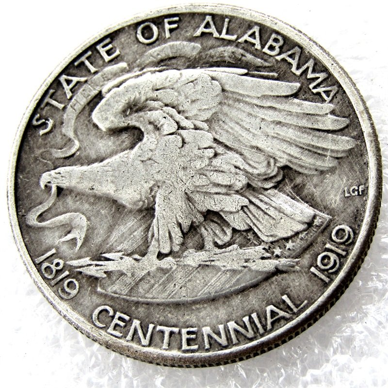 USA 1921 Alabama Commemorative Half Dollar Copy Coins  For Collection