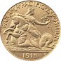 USA 1915 Panama Pacific Exposition Gold 2 1/2 Dollar Copy Coins  For Collection