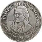 USA 1826 Thomas Jefferson Commemorative Dollar Copy Coins For Collection USA 1826 Thomas Jefferson Commemorative Dollar Copy Coins For Collection