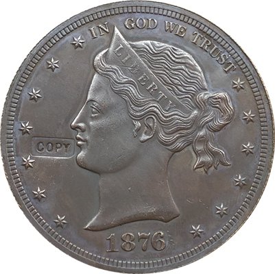 1876 United States One Dollar Copy Coins