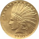 US 1930-S Indian Head Half Eagle $10 Ten Dollars Gold Copy Coin For Collection US 1930-S Indian Head Half Eagle $10 Ten Dollars Gold Copy Coin For Collection