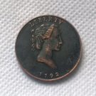 USA 1792 Liberty Head Quarter Dollar Copy Coin USA 1792 Liberty Head Quarter Dollar Copy Coin
