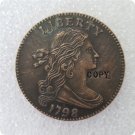 US 1798 Draped Bust Large Cent Copy Coin  For Collection