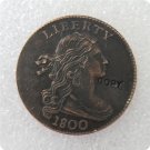 US 1800 Draped Bust Large Cent Copy Coin  For Collection