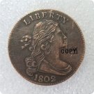 US 1802 Draped Bust Large Cent Copy Coin For Collection US 1802 Draped Bust Large Cent Copy Coin For Collection
