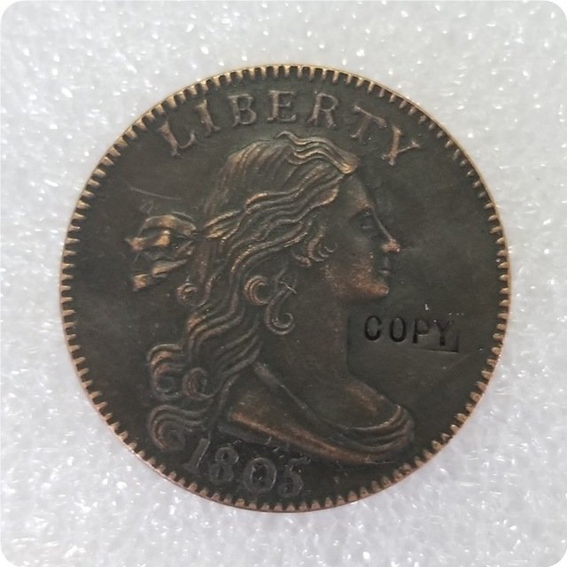 US 1805 Draped Bust Large Cent Copy Coin For Collection