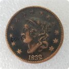 US 1832 Coronet Head Large Cent Copy Coin For Collection US 1832 Coronet Head Large Cent Copy Coin For Collection