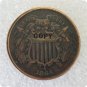 US 1864 2C Two Cent Piece Copy Coin For Collection