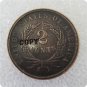 US 1866 2C Two Cent Piece Copy Coin  For Collection