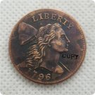 US 1796 Flowing Hair Liberty Capped Large Cent Copy Coin For Collection US 1796 Flowing Hair Liberty Capped Large Cent Copy Coin For Collection