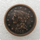 US 1845 Braided Hair Large Cent Copy Coin For Collection US 1845 Braided Hair Large Cent Copy Coin For Collection