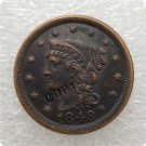 US 1848 Braided Hair Large Cent Copy Coin For Collection US 1848 Braided Hair Large Cent Copy Coin For Collection