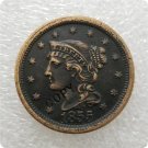 US 1855 Braided Hair Large Cent Copy Coin For Collection US 1855 Braided Hair Large Cent Copy Coin For Collection