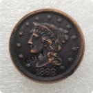 US 1868 Braided Hair Large Cent Copy Coin For Collection US 1868 Braided Hair Large Cent Copy Coin For Collection
