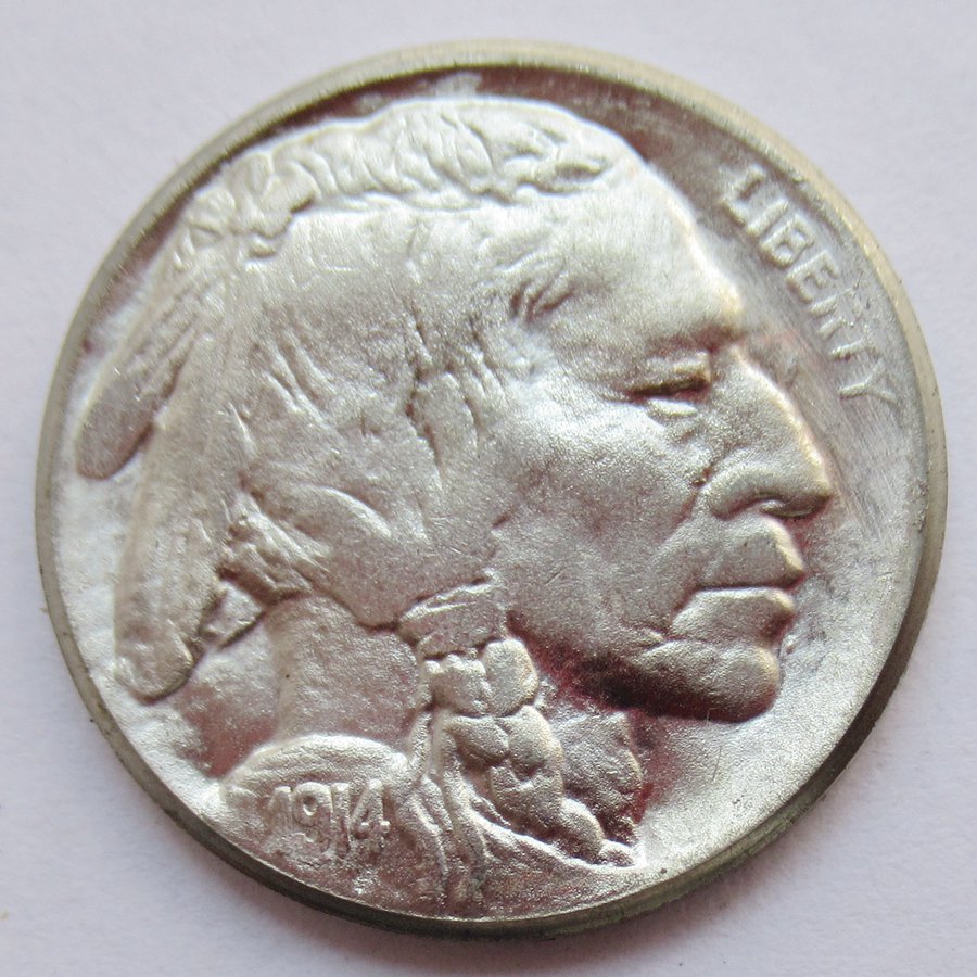 US 1914-S Indian Head 5C Buffalo Nickel Five Cents Copy Coin  For Collection