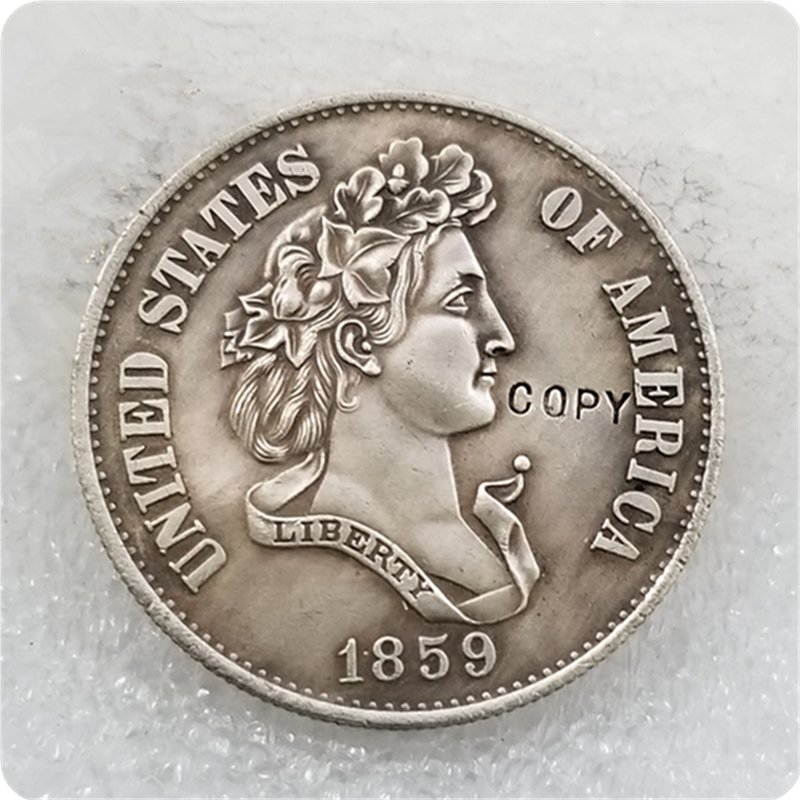 US 1859 French Head Half Dollar Patterns Copy Coin For Collection