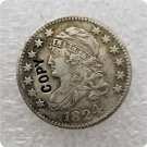 US 1824 Capped Bust Dime 10 Cents Copy Coin For Collection US 1824 Capped Bust Dime 10 Cents Copy Coin For Collection
