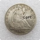 US 1870-CC Seated Liberty Half Dollar Copy Coin For Collection US 1870-CC Seated Liberty Half Dollar Copy Coin For Collection