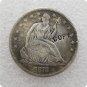 US 1873 Seated Liberty Half Dollar Copy Coin  For Collection