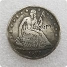 US 1872-CC Seated Liberty Half Dollar Copy Coin  For Collection