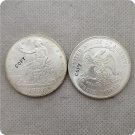US 1883 UNC Silver Seated Liberty Trade Dollar Copy Coin For Collection US 1883 UNC Silver Seated Liberty Trade Dollar Copy Coin For Collection