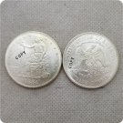 US 1884 UNC Silver Seated Liberty Trade Dollar Copy Coin  For Collection