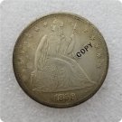 US 1858 Seated Liberty One Dollar Copy Coin For Collection US 1858 Seated Liberty One Dollar Copy Coin For Collection