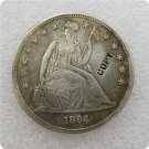 US 1864 Seated Liberty One Dollar Copy Coin  For Collection