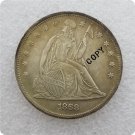 US 1868 Seated Liberty One Dollar Copy Coin For Collection US 1868 Seated Liberty One Dollar Copy Coin For Collection