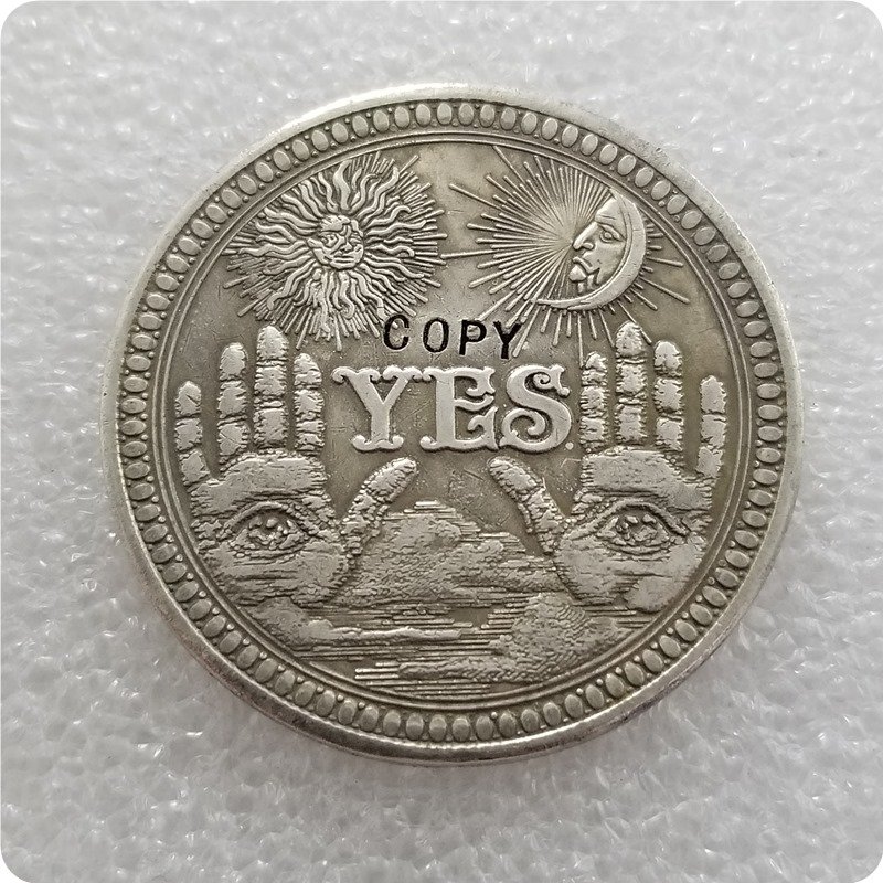 YES Or NO Letter Collection Hobo Nickle Copy CoinFor Collection