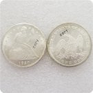 US 1850-O Seated Liberty UNC Silver One Dollar Copy Coin  For Collection