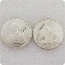 US 1860 Seated Liberty UNC Silver One Dollar Copy Coin For Collection US 1860 Seated Liberty UNC Silver One Dollar Copy Coin For Collection