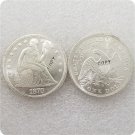 US 1870-S Seated Liberty UNC Silver One Dollar Copy Coin For Collection US 1870-S Seated Liberty UNC Silver One Dollar Copy Coin For Collection