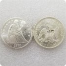 US 1870-CC Seated Liberty UNC Silver One Dollar Copy Coin For Collection US 1870-CC Seated Liberty UNC Silver One Dollar Copy Coin For Collection