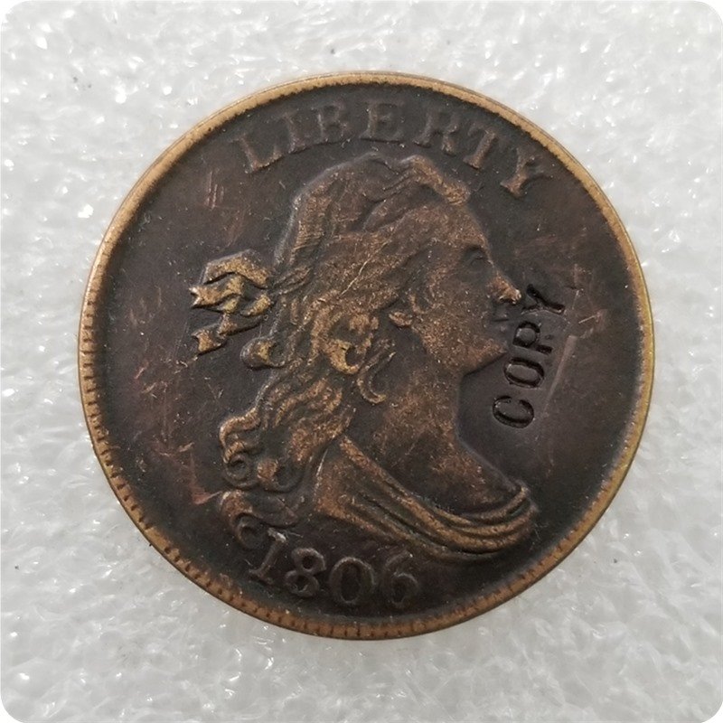 US 1806 Draped Bust Half Cent Copy Coin For Collection