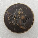US 1794 Flowing Hair Half Cent Copy Coin For Collection US 1794 Flowing Hair Half Cent Copy Coin For Collection