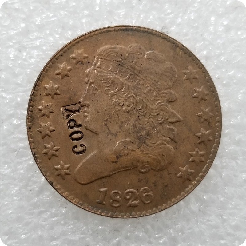 US 1826 Classic Head Half Cent Copy Coin  For Collection