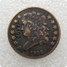 US 1832 Classic Head Half Cent Copy Coin  For Collection