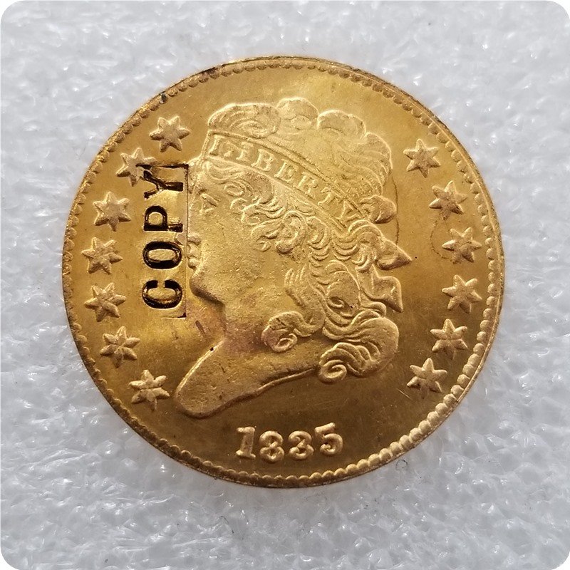 US 1835 Classic Head Half Cent Copy Coin  For Collection