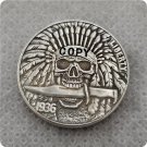 US 1936-D Buffalo Nickel Skull With Knife Hobo Nickle Copy Coin For Collection US 1936-D Buffalo Nickel Skull With Knife Hobo Nickle Copy Coin For Collection