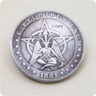 US 1881-CC Morgan Dollar Hobo Nickle Copy Coin For Collection US 1881-CC Morgan Dollar Hobo Nickle Copy Coin For Collection