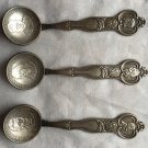 3 Pcs US President Lincoln Jefferson And Kennedy Coin Spoons 3 Pcs US President Lincoln Jefferson And Kennedy Coin Spoons