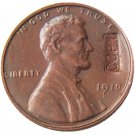 US 1910-D Lincoln Head One Cent 100% Copper Copy Coin