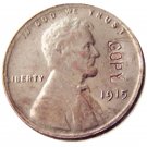US 1915 Lincoln Head One Cent 100% Copper Copy Coin