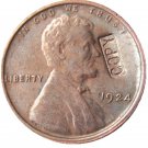 US 1924 Lincoln Head One Cent 100% Copper Copy Coin