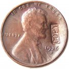 US 1926-S Lincoln Head One Cent 100% Copper Copy Coin US 1926-S Lincoln Head One Cent 100% Copper Copy Coin